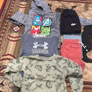 bundle of boys sweatshirts and sweatpants
